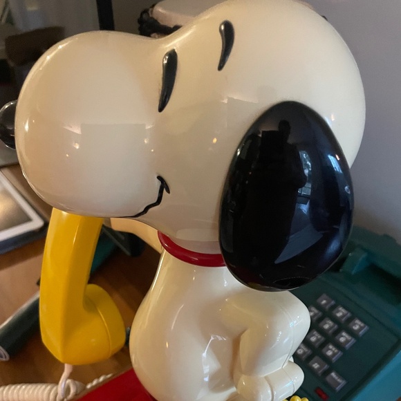 Vintage Snoopy and Woodstock push button telephone - Picture 3 of 3